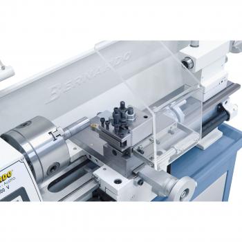 To reduce non-productive times, the machine can be equipped with a Bernardo size 10 quick-change tool holder.